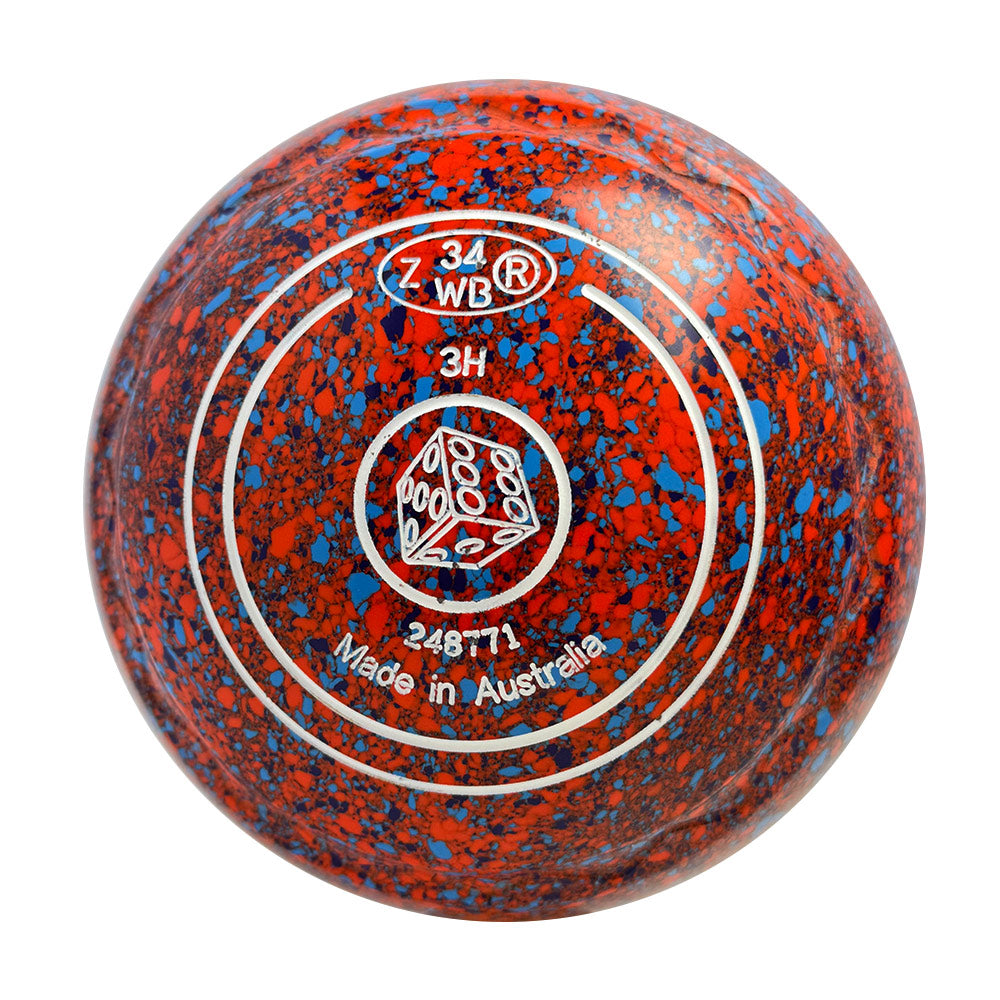 Aero Optima Lawn Bowls 3 Heavy Z-Scoop Mars - 248771