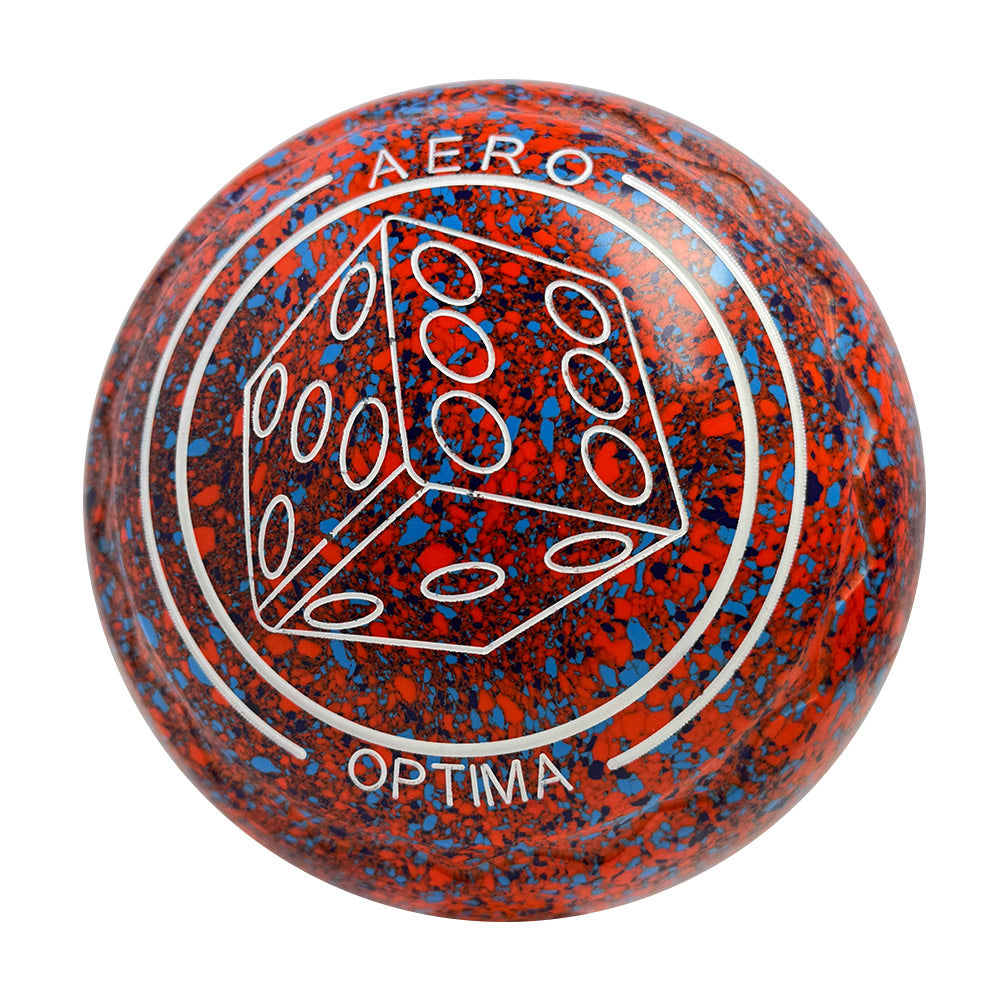 Aero Optima Lawn Bowls 3 Heavy Z-Scoop Mars - 248771