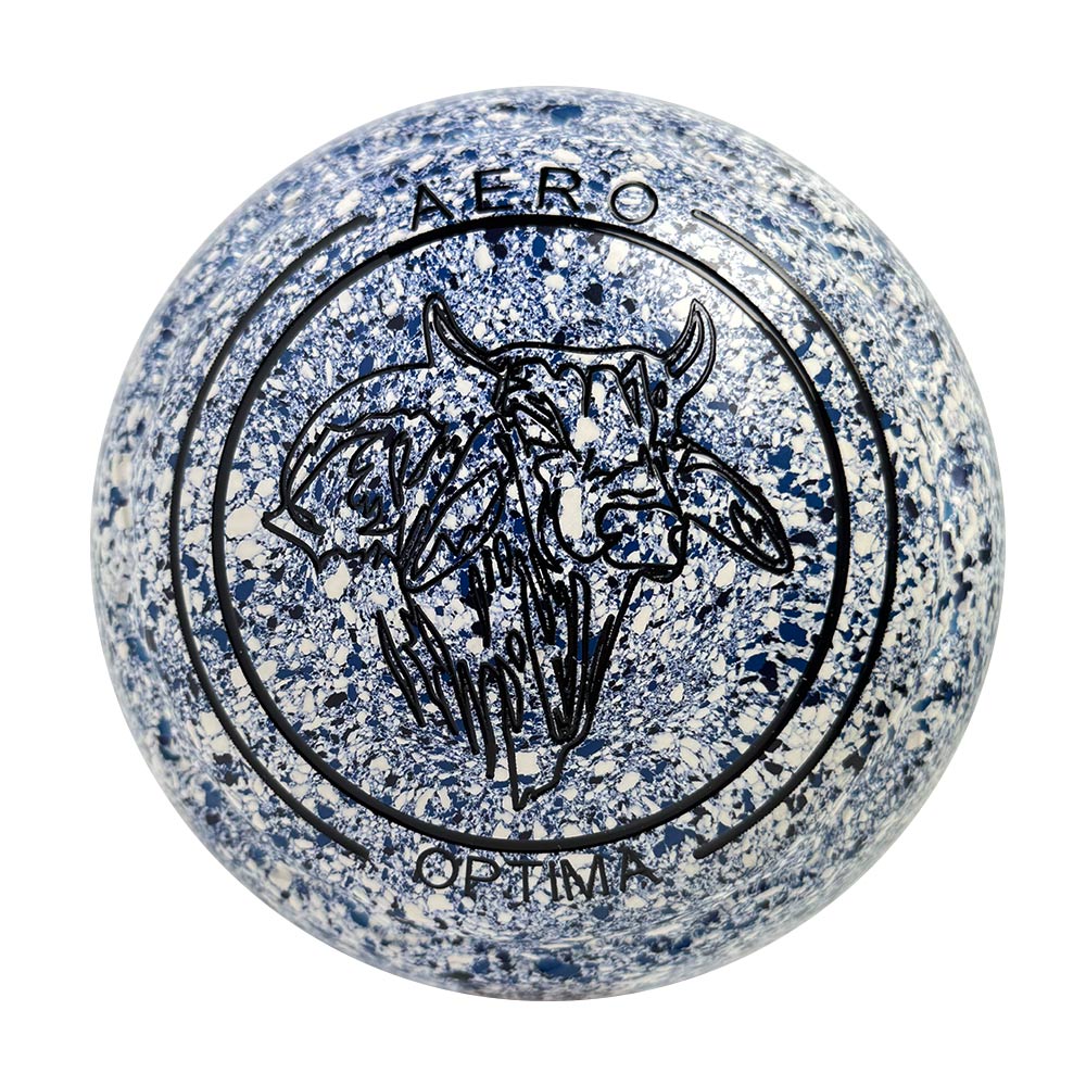 Aero Optima Lawn Bowls 3 Heavy Z-Scoop Glacier - 248801