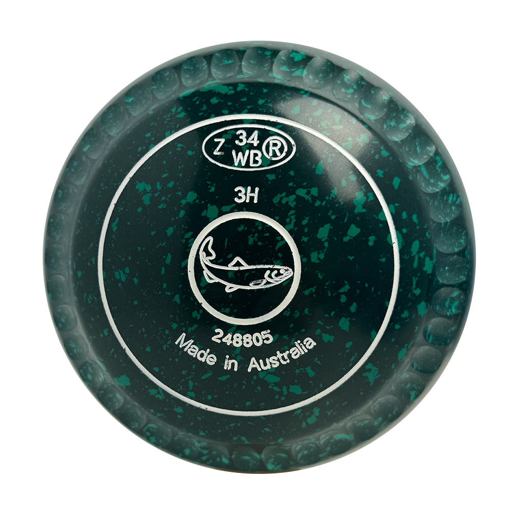 Aero Optima Lawn Bowls 3 Heavy Enhance Grip Emerald - 248805