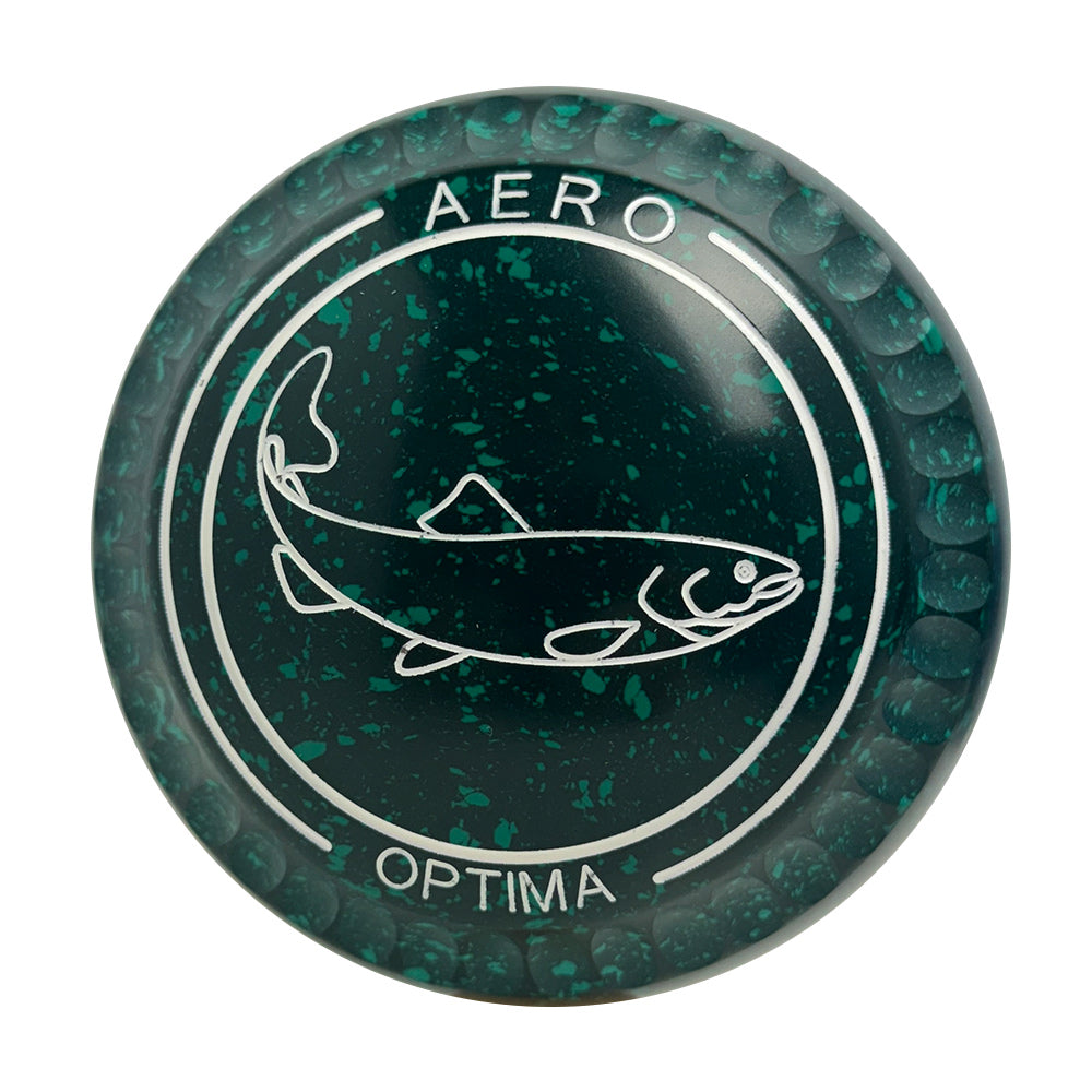 Aero Optima Lawn Bowls 3 Heavy Enhance Grip Emerald - 248805