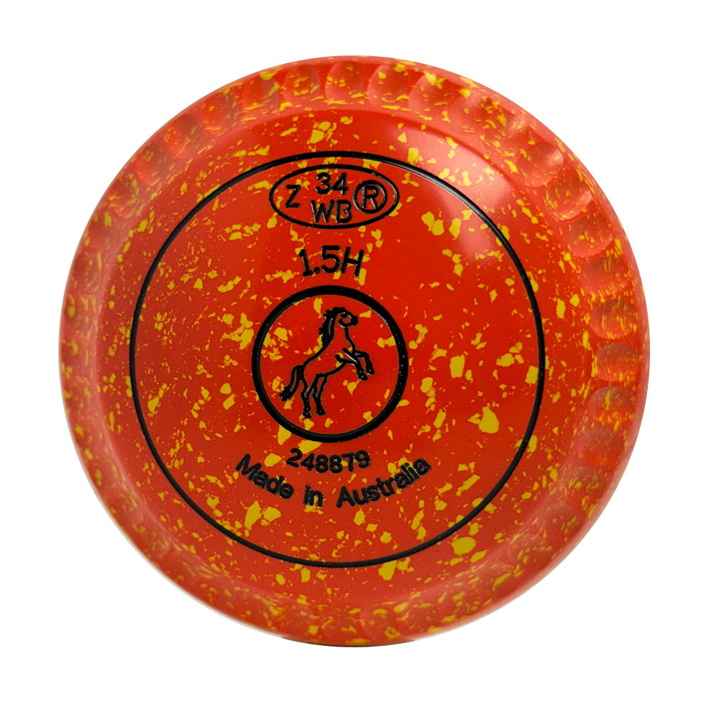 Aero Optima Lawn Bowls 1.5 Enhance Grip Nectarine - 248879