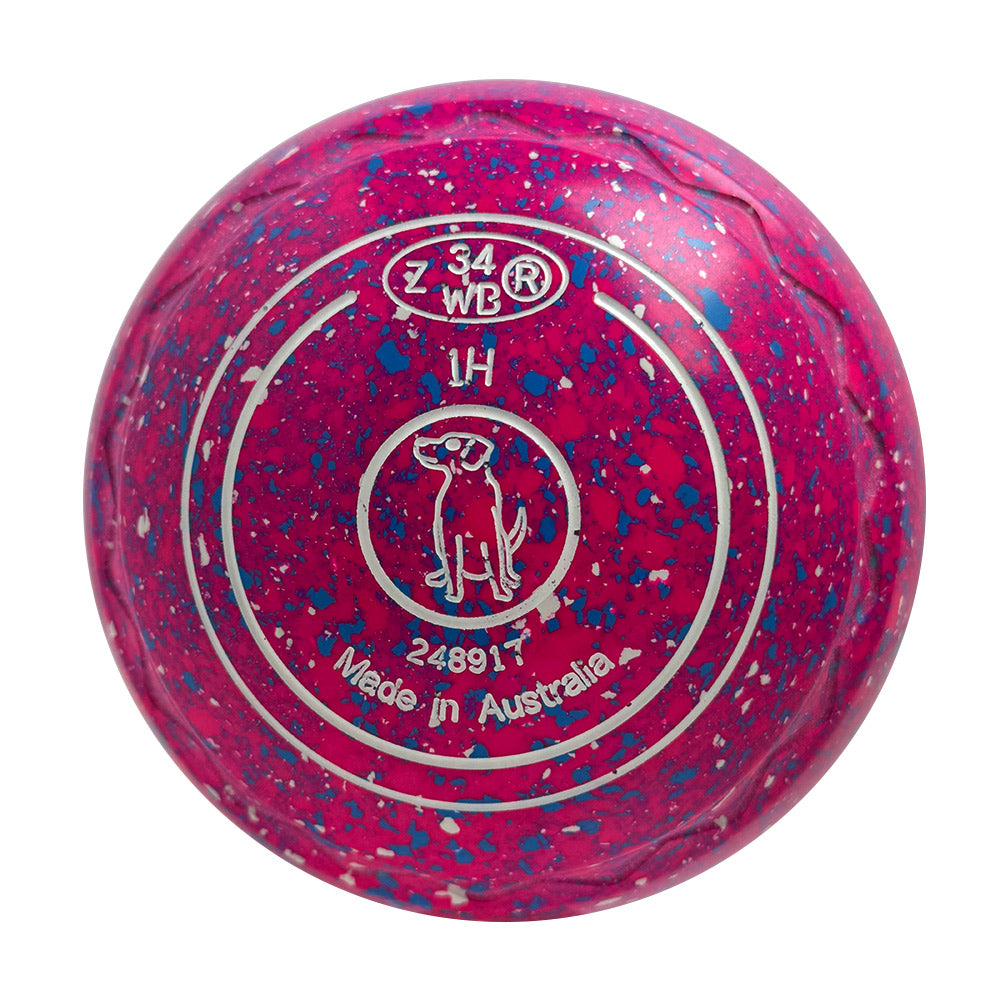 Aero Optima Lawn Bowls 1 Heavy Z-Scoop Raspberry - 248917