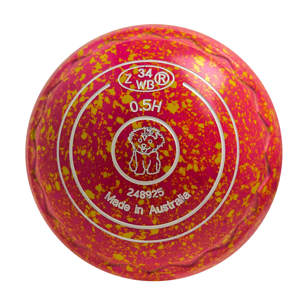 Aero Optima Lawn Bowls 0.5 Heavy Z-Scoop Tequila Sunrise - 248925