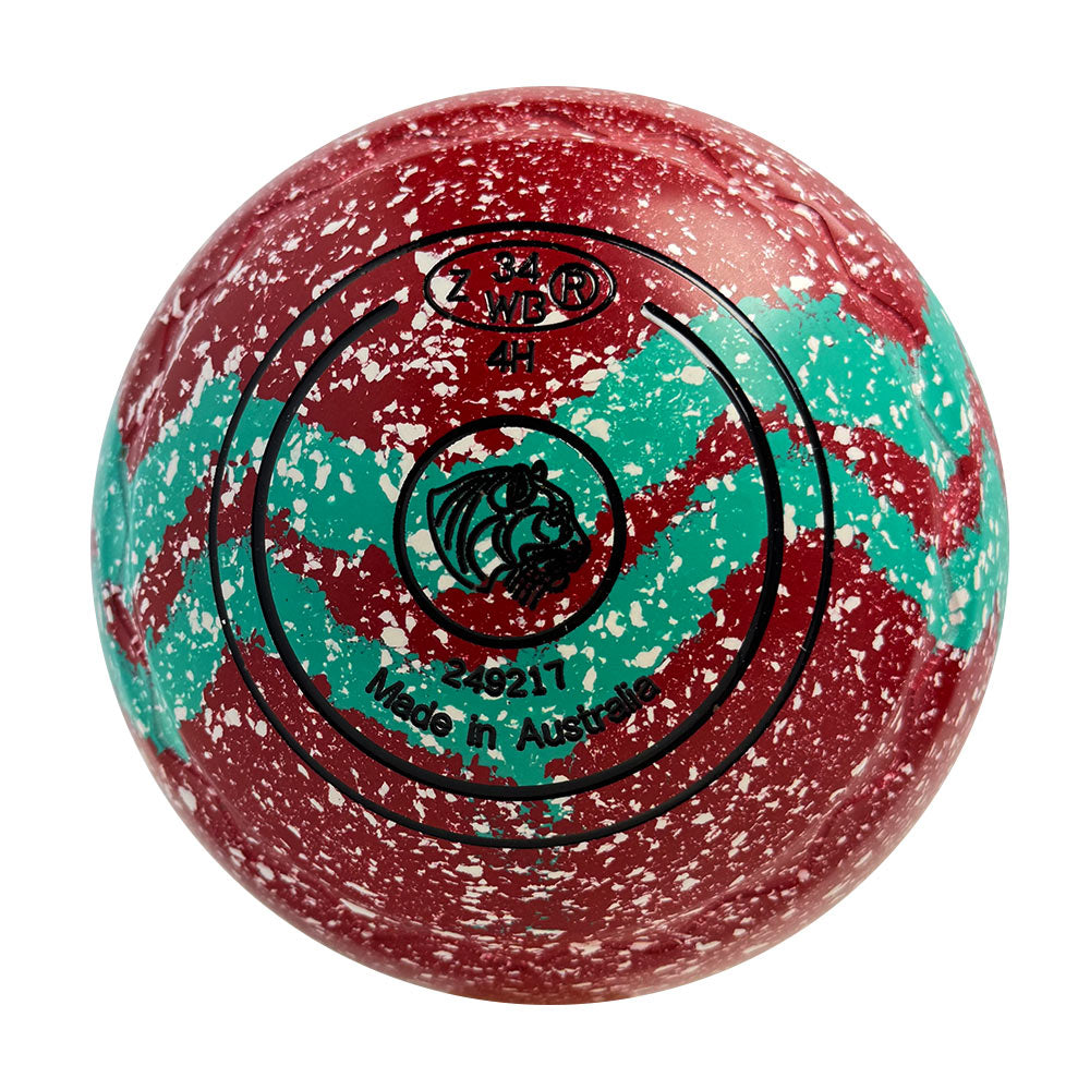 Aero Dynamic Lawn Bowls 4 Heavy Gripped Swanee/Tiffany Swirl - 249217