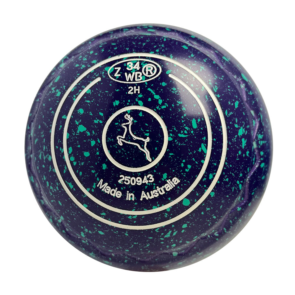 Aero Dynamic Lawn Bowls 2 Heavy Z-Scoop Grape - 250943