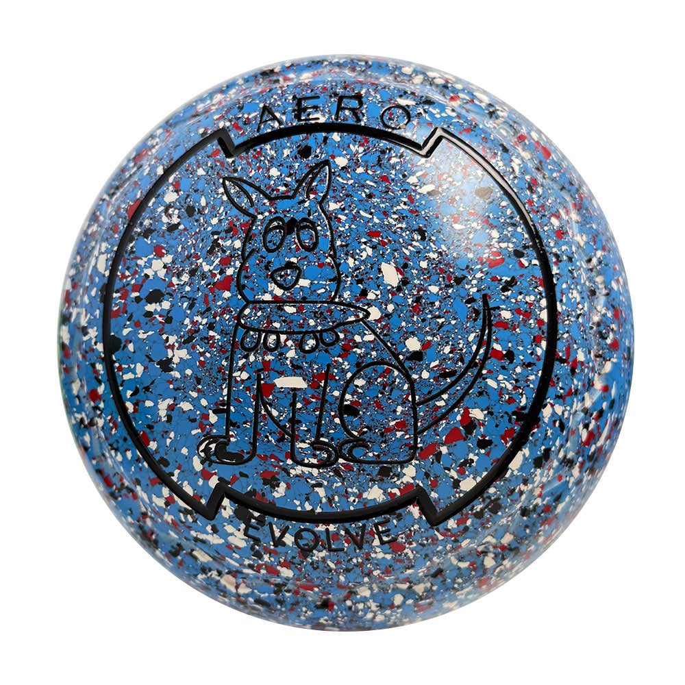 Aero Evolve Lawn Bowls 3 Heavy Z-Scoop Cornflower - 251117