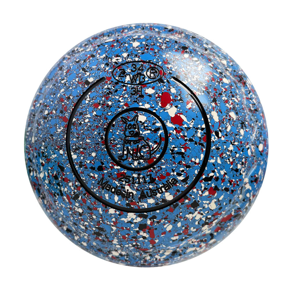 Aero Evolve Lawn Bowls 3 Heavy Z-Scoop Cornflower - 251117