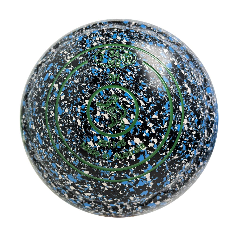 Aero Optima Lawn Bowls 3 Heavy Z-Scoop Shale - 251145