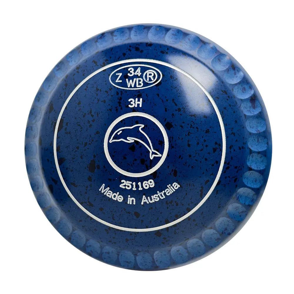 Aero Optima Lawn Bowls 3 Heavy Enhance Grip Ocean - 251169 - Bowls City