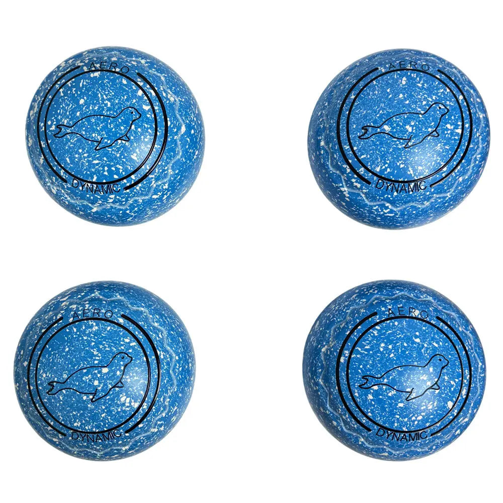 Aero (Pre-Owned) Dynamic Lawn Bowls 1.5 Heavy Z-Scoop Azure - 251175 - Bowls City