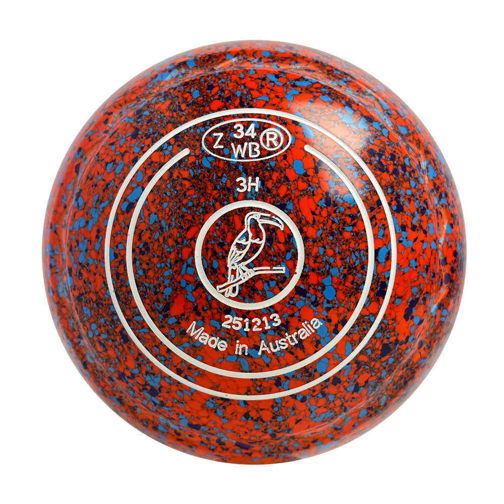 Aero Optima Lawn Bowls 3 Heavy Z-Scoop Mars - 251213