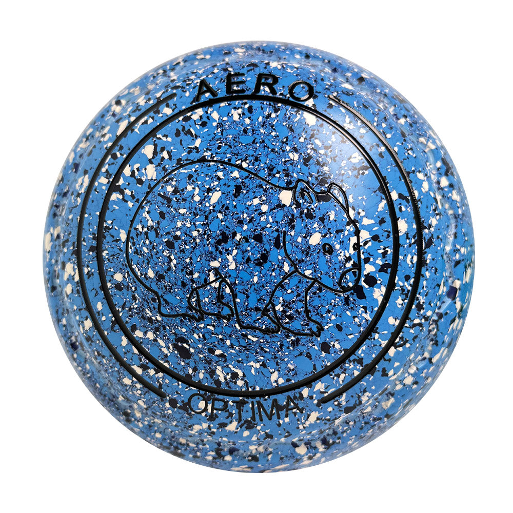 Aero Optima Lawn Bowls 3 Heavy Z-Scoop Sharks - 251407