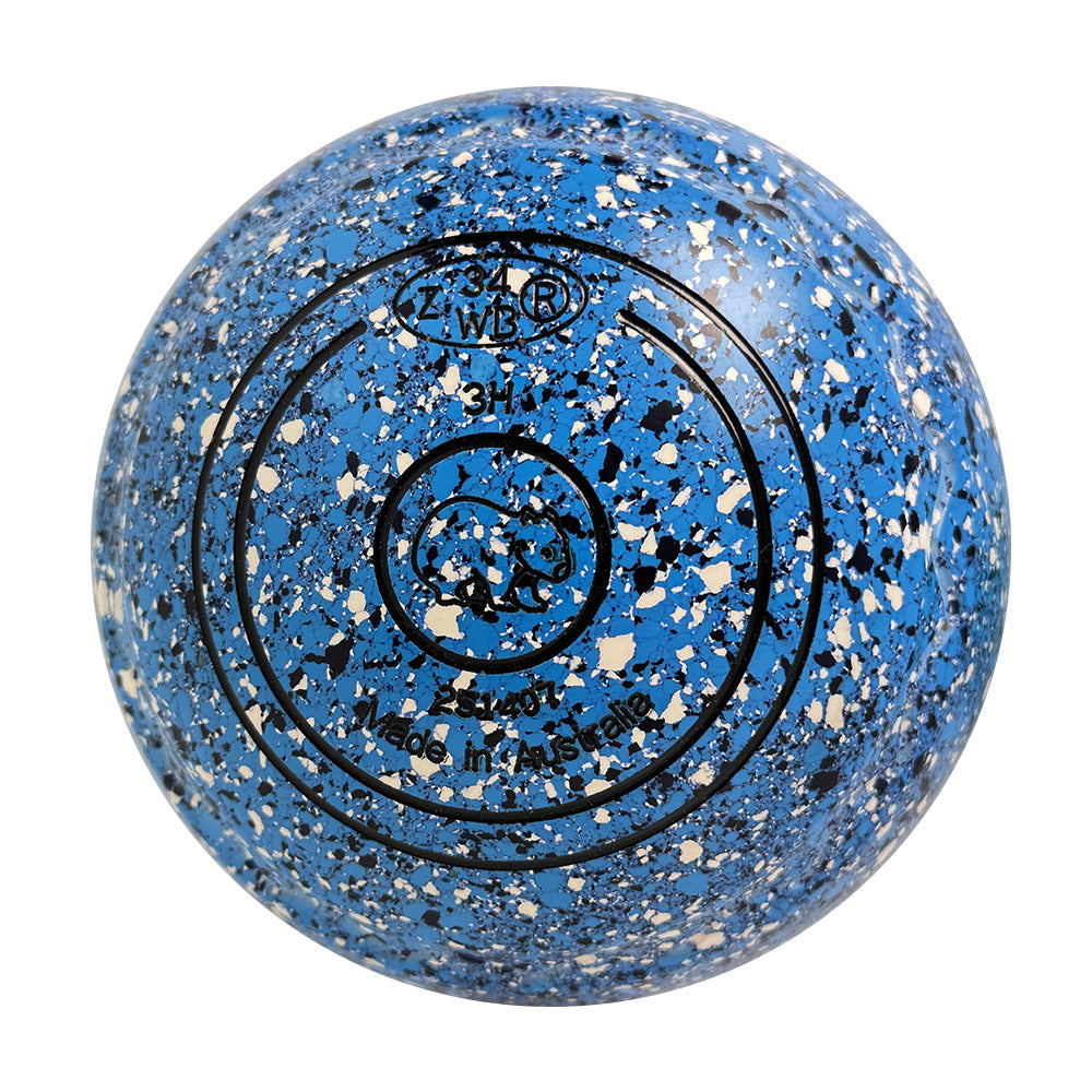 Aero Optima Lawn Bowls 3 Heavy Z-Scoop Sharks - 251407