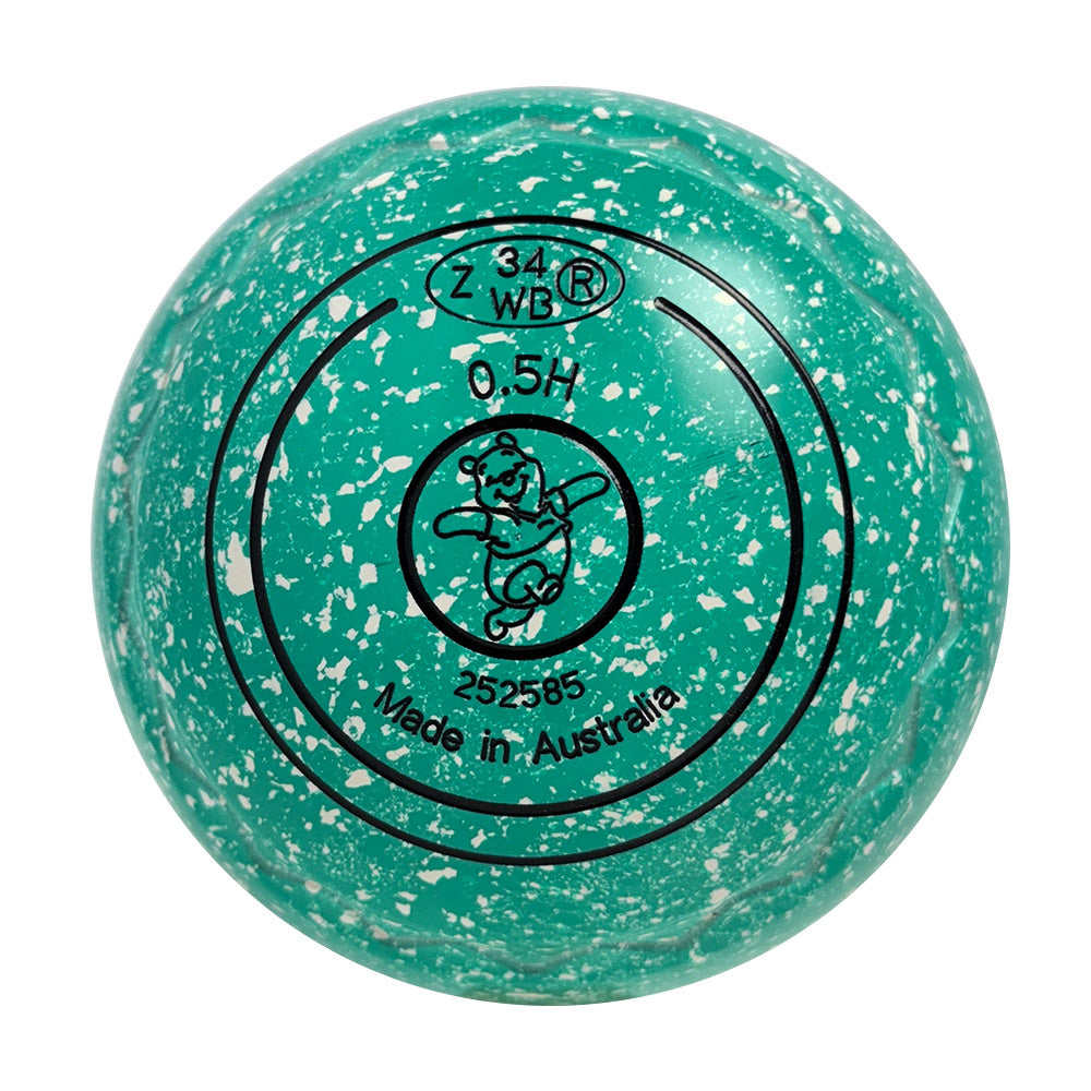 Aero Optima Lawn Bowls 0.5 Heavy Z-Scoop Tiffany - 252585