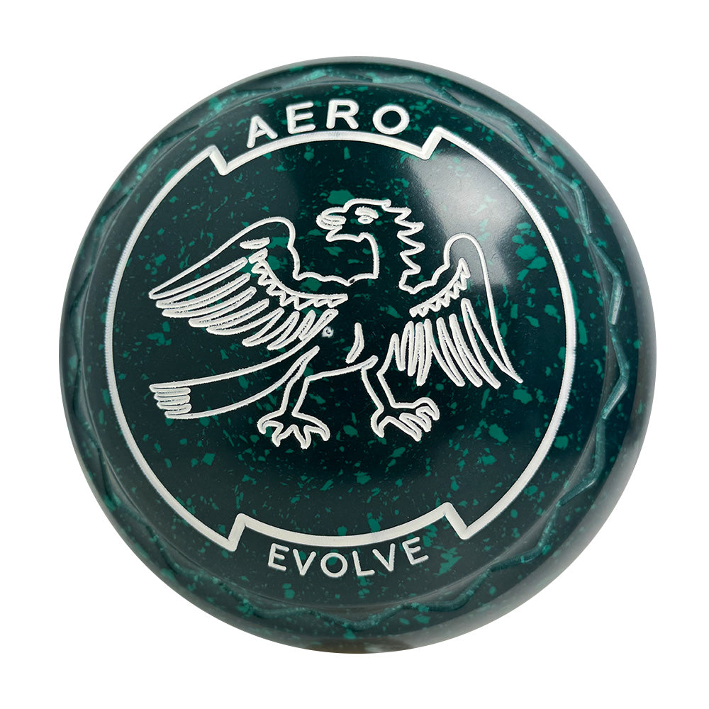 Aero Evolve Lawn Bowls 3 Heavy Z-Scoop Emerald - 252589