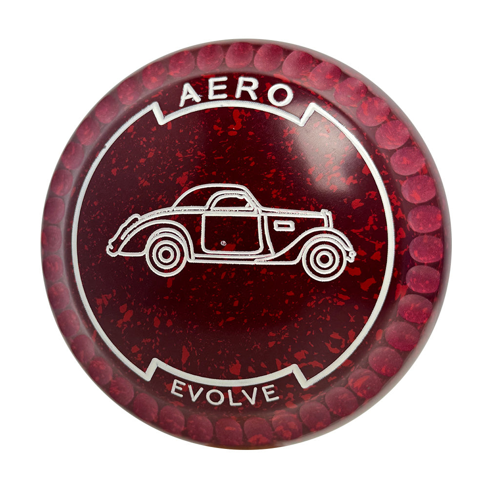 Aero Evolve Lawn Bowls 3 Enhance Maroon Red - 252591