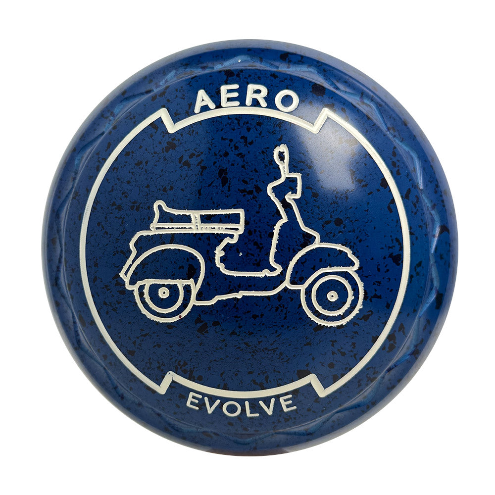 Aero Evolve Lawn Bowls 2.5 Heavy Z-Scoop Ocean - 252593