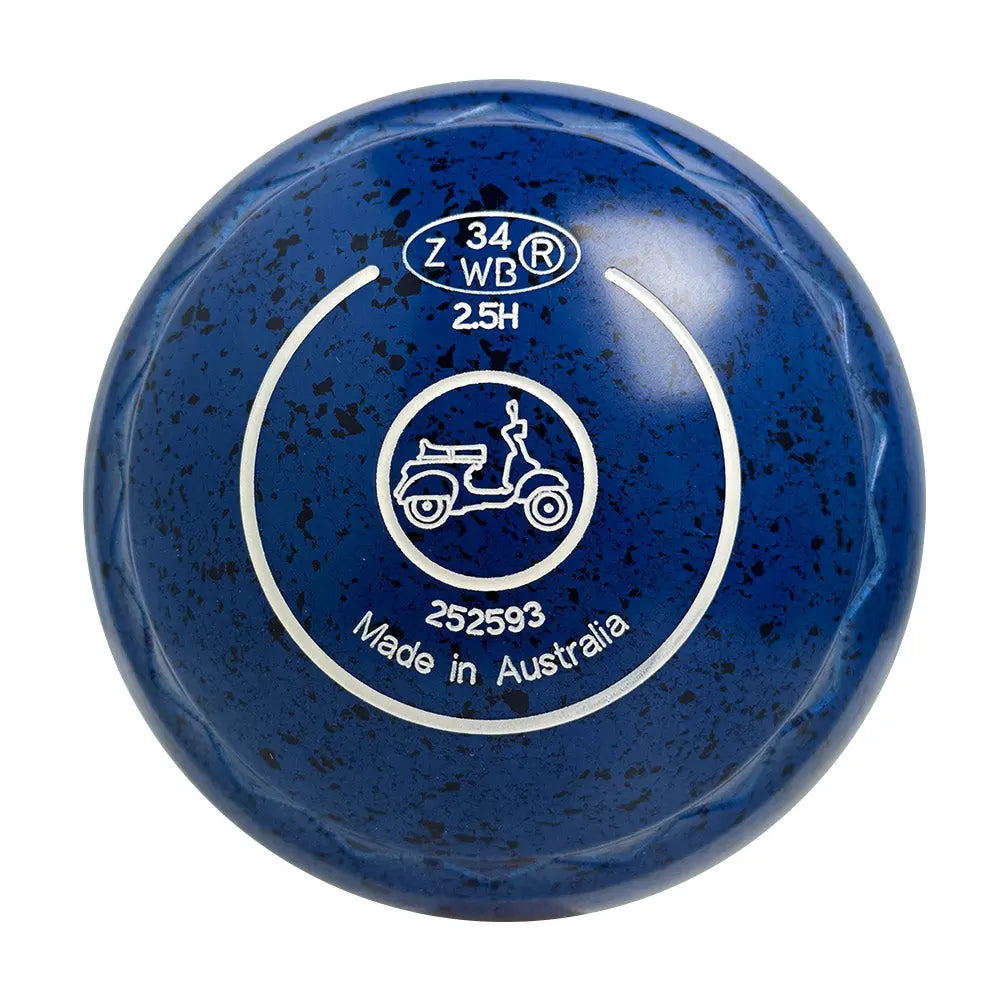 Aero Evolve Lawn Bowls 2.5 Heavy Z-Scoop Ocean - 252593 - Bowls City