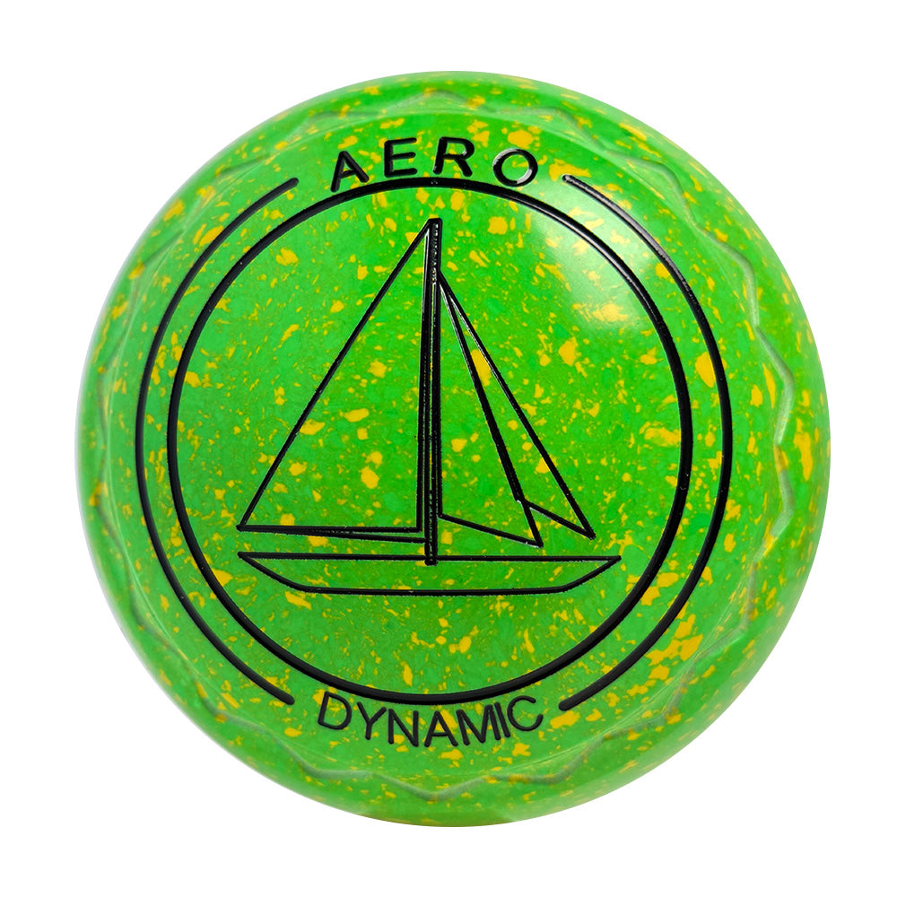 Aero Dynamic Lawn Bowls 3 Heavy Z-Scoop Lime - 252601
