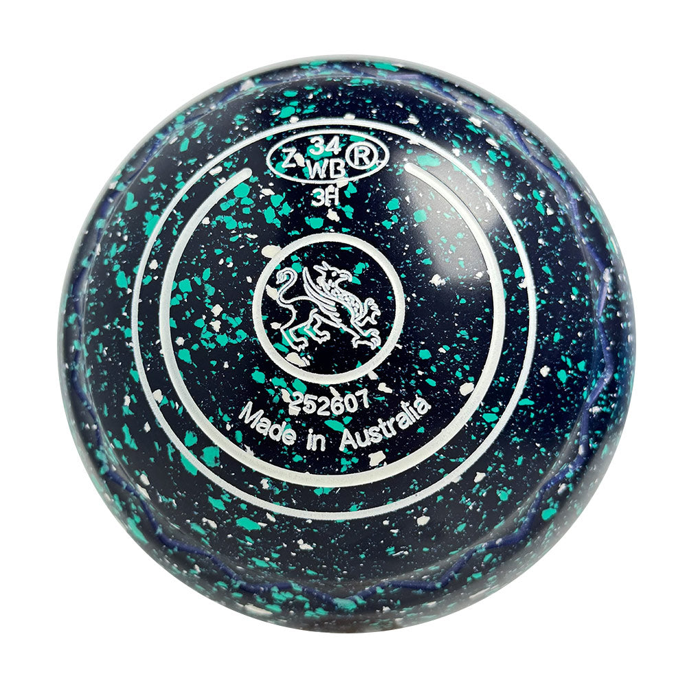 Aero Dynamic Lawn Bowls 3 Heavy Z-Scoop Graphite - 252607