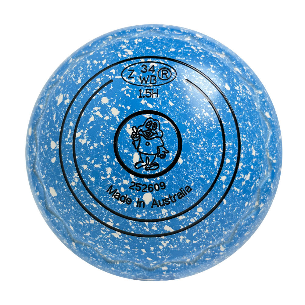 Aero Dynamic Lawn Bowls 1.5 Heavy Z-Scoop Azure - 252609
