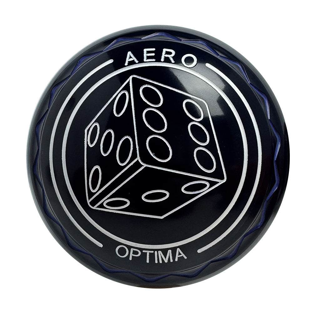 Aero Optima Lawn Bowls 3 Heavy Z-Scoop Dark Blue - 253003