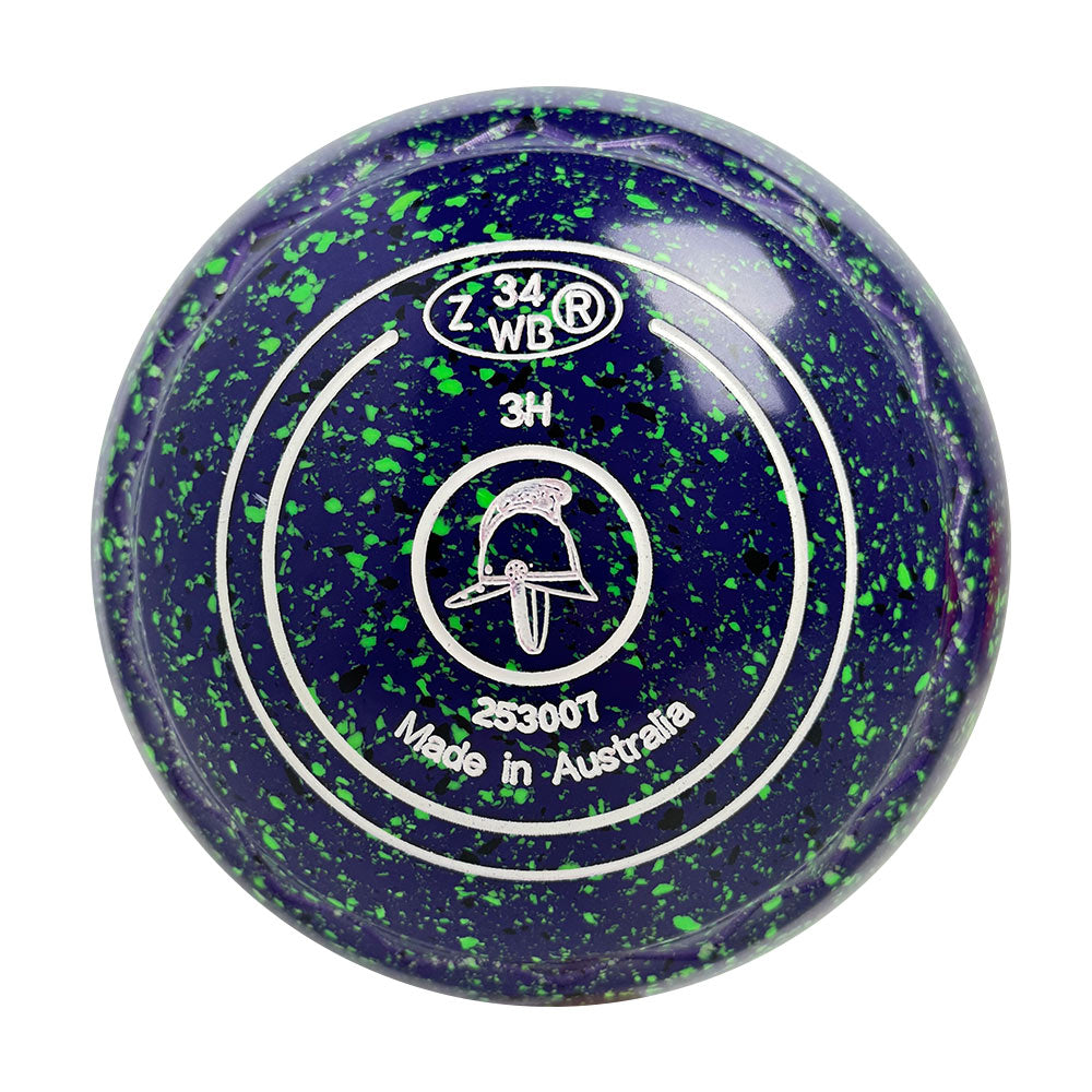 Aero Optima Lawn Bowls 3 Heavy Z-Scoop Blueberry  253007