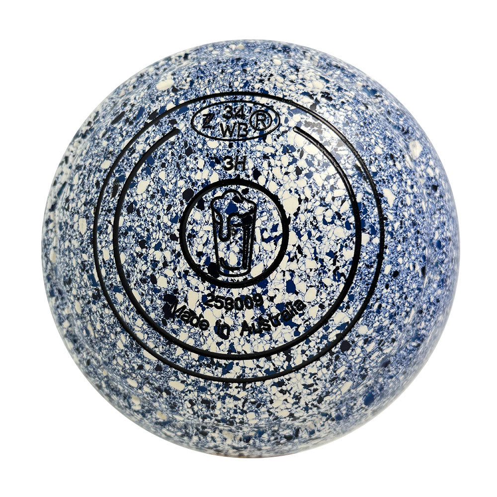 Aero Optima Lawn Bowls 3 Heavy Z-Scoop Glacier - 253009