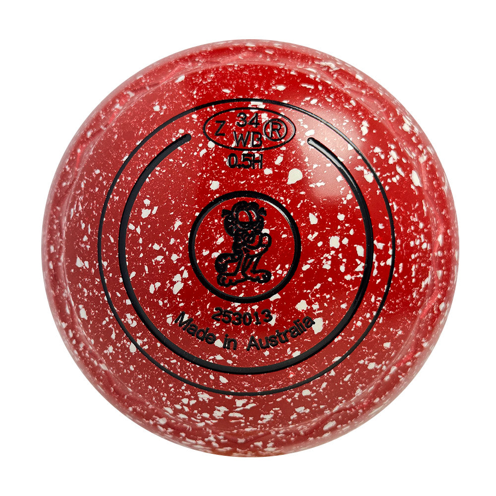 Aero Optima Lawn Bowls 0.5 Heavy Z-Scoop Swanee - 253013