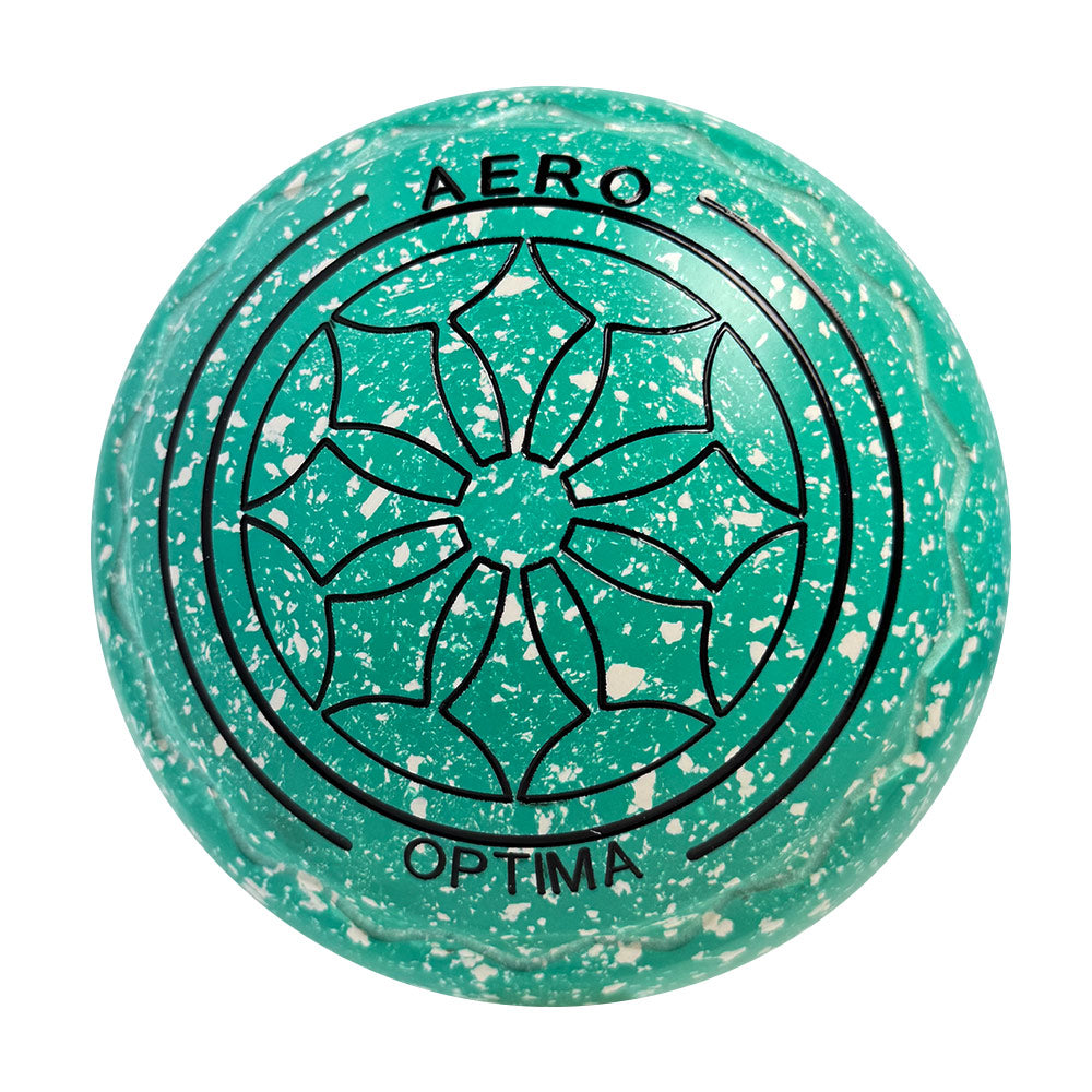 Aero Optima Lawn Bowls 2 Heavy Z-Scoop Tiffany - 253077