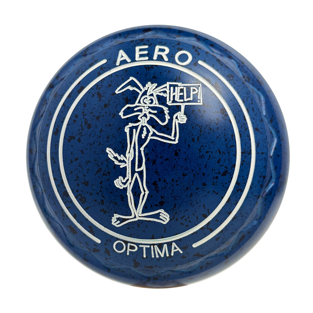 Aero Optima Lawn Bowls 4 Heavy Z-Scoop Ocean - 253079