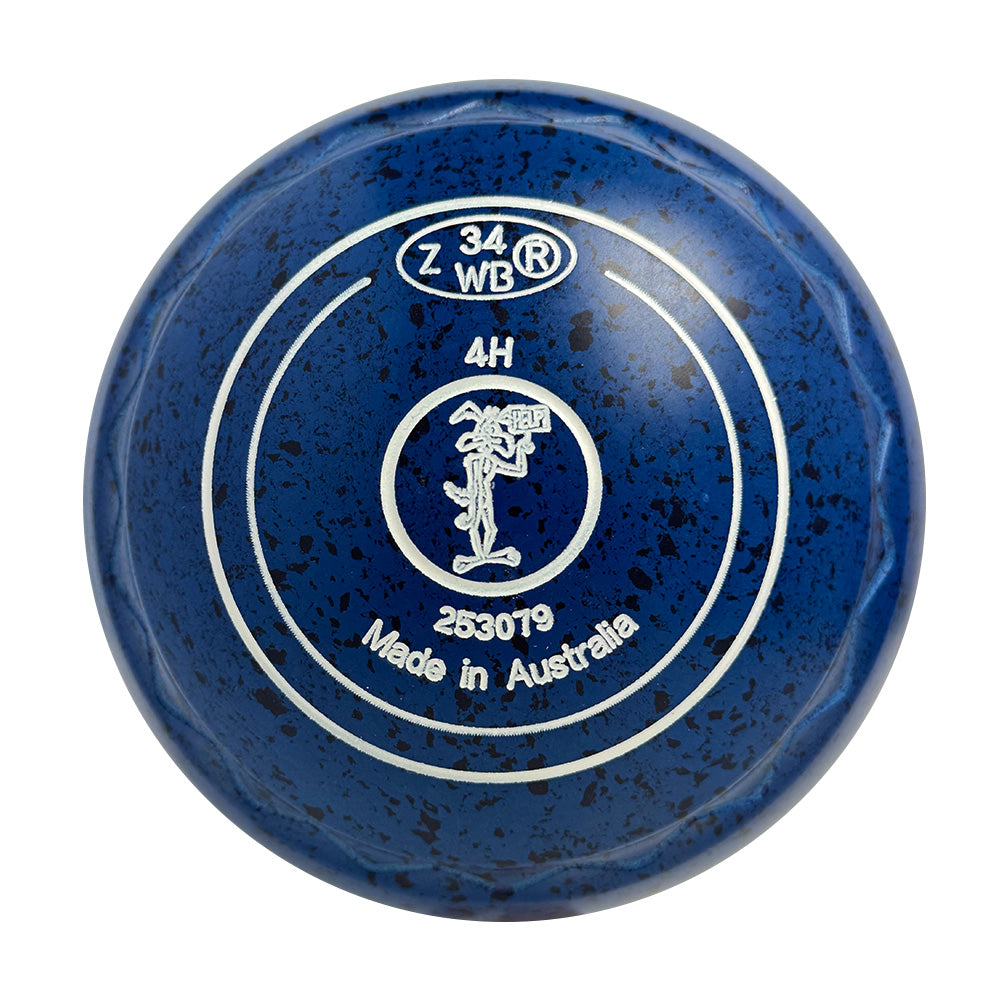 Aero Optima Lawn Bowls 4 Heavy Z-Scoop Ocean - 253079