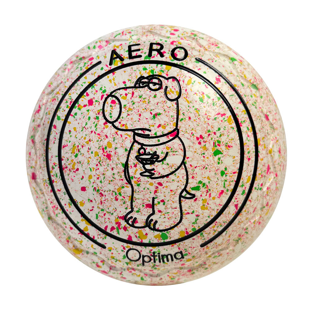 Aero Optima Lawn Bowls 1 Heavy Z-Scoop Orchid - 253085