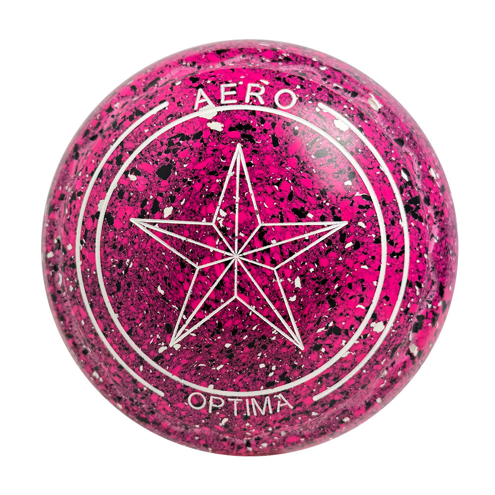 Aero Optima Lawn Bowls 2 Heavy Z-Scoop Fuschia - 254209