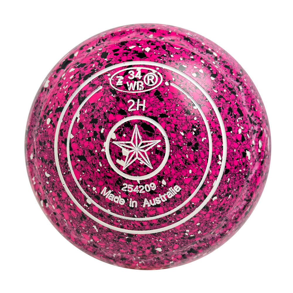 Aero Optima Lawn Bowls 2 Heavy Z-Scoop Fuschia - 254209