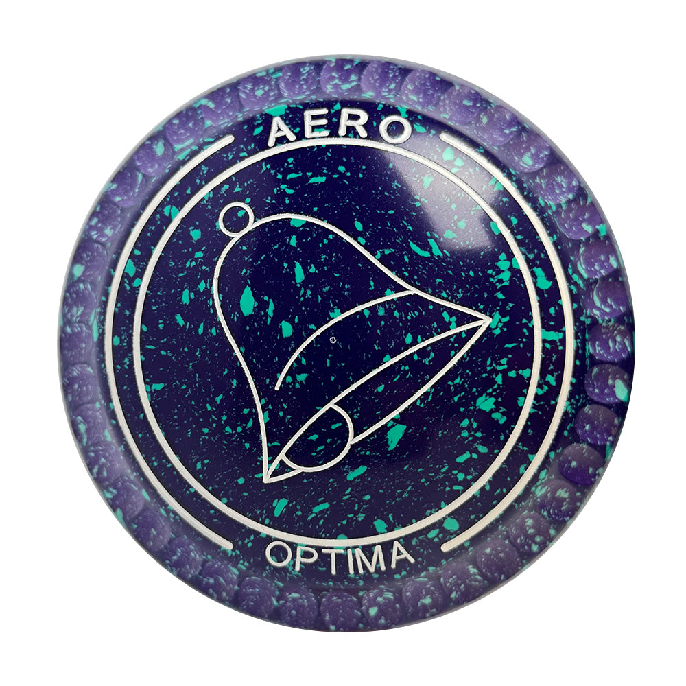 Aero Optima Lawn Bowls 2.5 Heavy Enhance Grip Grape - 254361