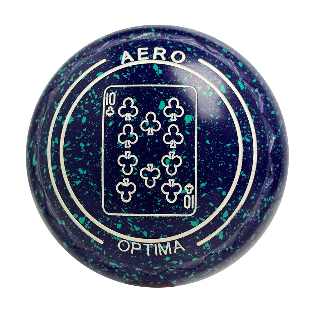 Aero Optima Lawn Bowls 2.5 Heavy Z-Scoop Grape - 254363