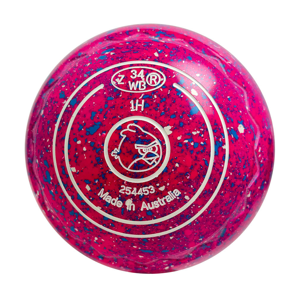 Aero Optima Lawn Bowls 1 Heavy Z-Scoop Raspberry  254453
