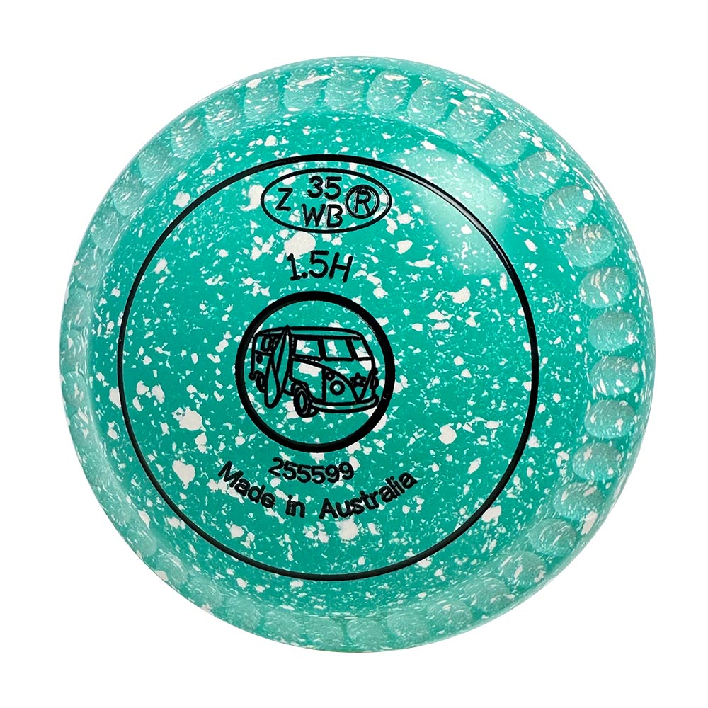Aero Optima Lawn Bowls 1.5 Heavy Enhance Grip Tiffany - 255599