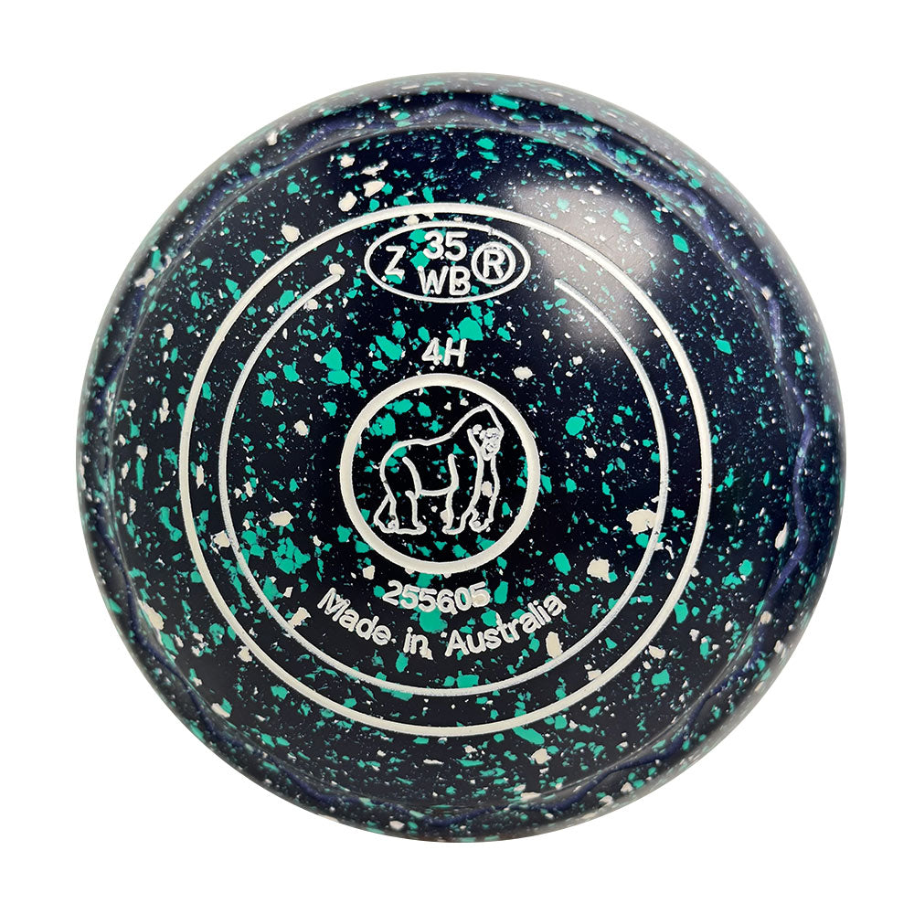 Aero Optima Lawn Bowls 4 Heavy Z-Scoop Graphite - 255605