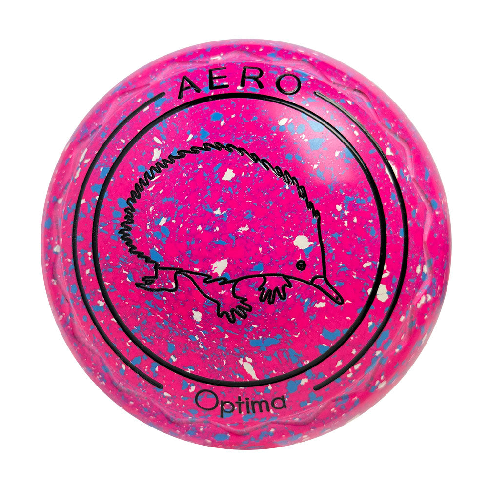 Aero Optima Lawn Bowls 0.5 Heavy Z-Scoop Raspberry - 255625