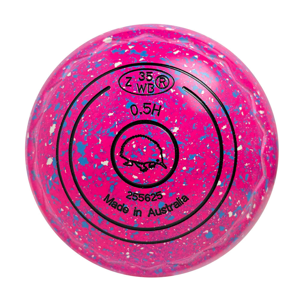 Aero Optima Lawn Bowls 0.5 Heavy Z-Scoop Raspberry - 255625