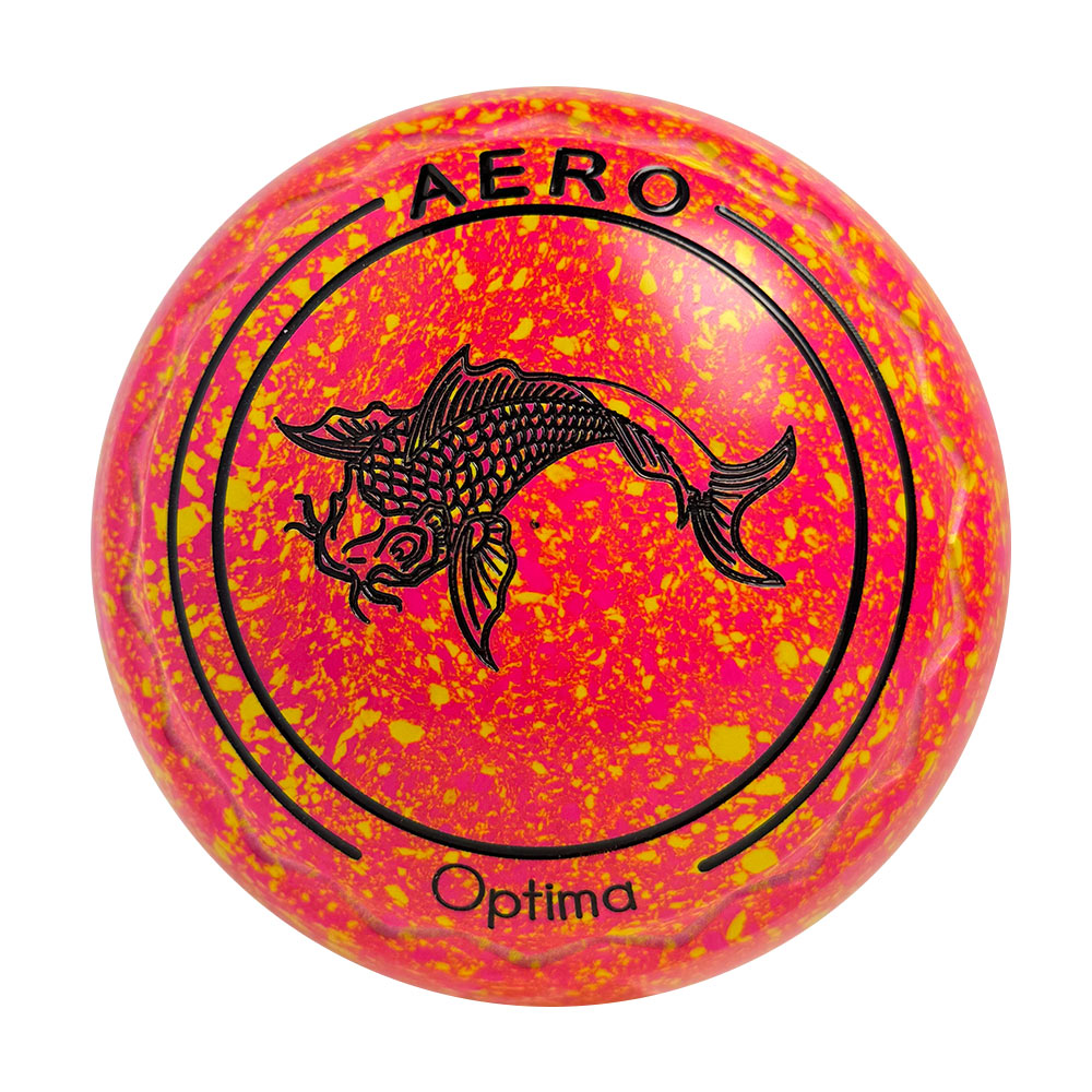 Aero Optima Lawn Bowls 0 Heavy Z-Scoop Tequila Sunrise - 255629