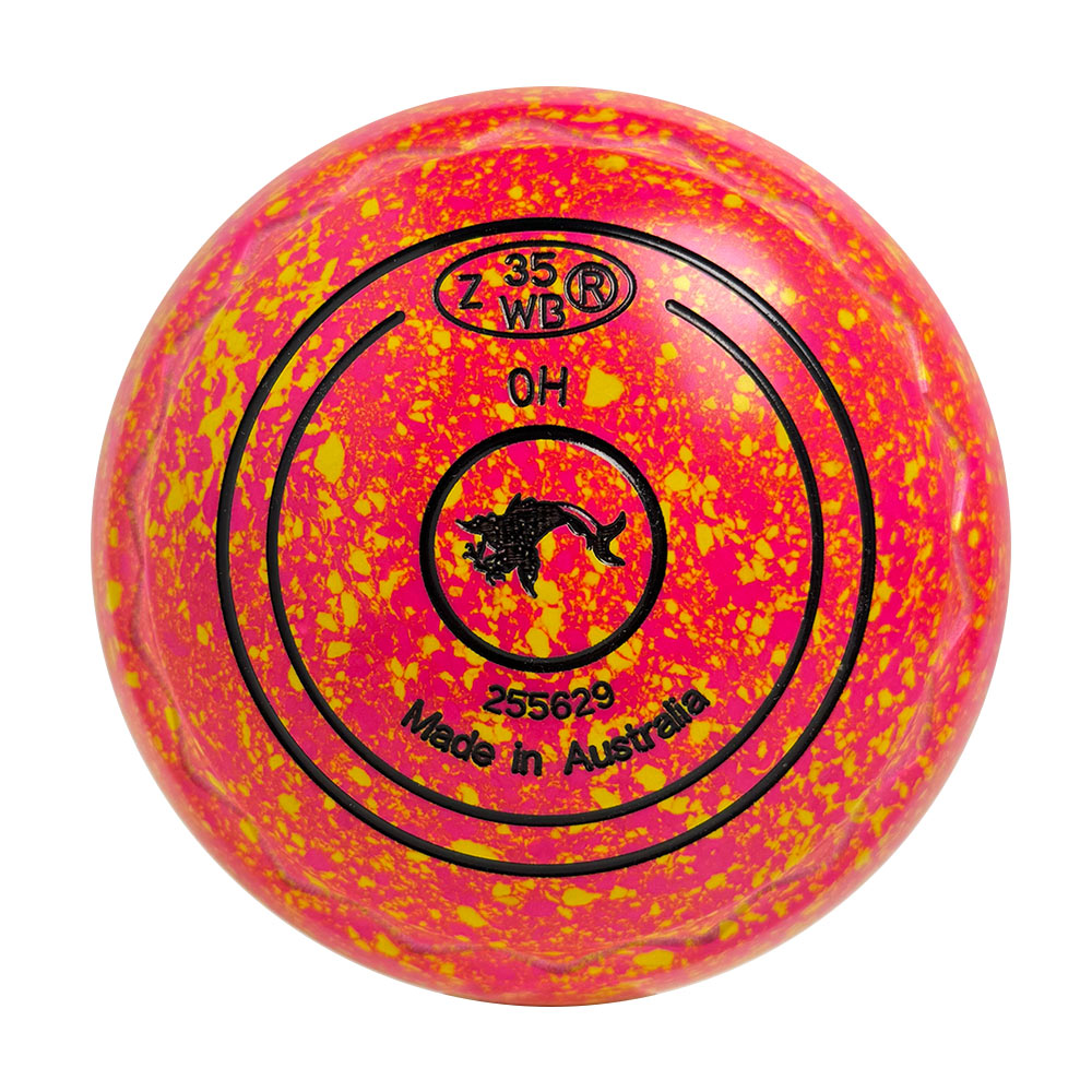Aero Optima Lawn Bowls 0 Heavy Z-Scoop Tequila Sunrise - 255629
