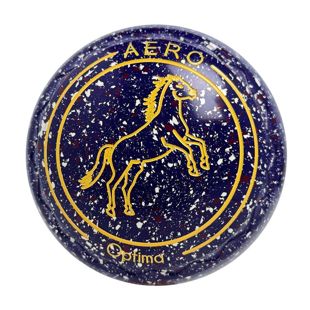 Aero Optima Lawn Bowls 0.5 Heavy Z-Scoop Purple Haze - 255811