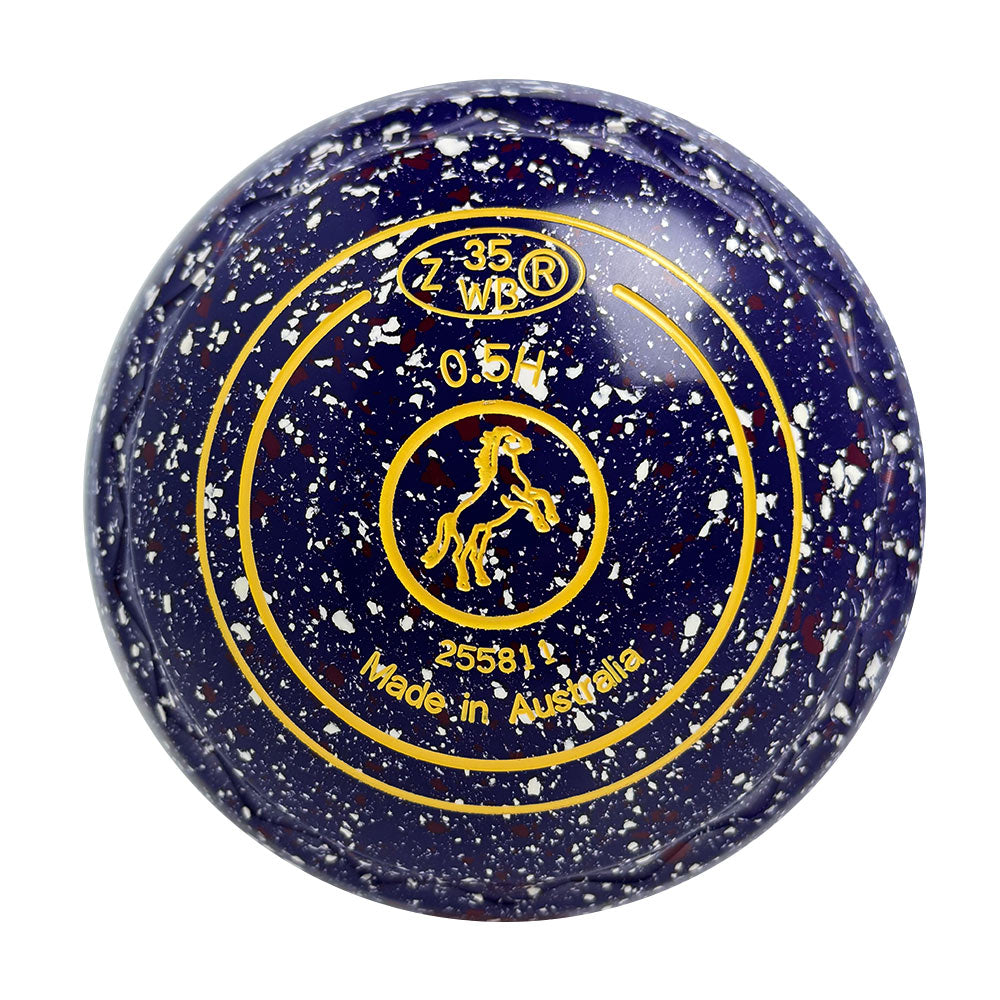 Aero Optima Lawn Bowls 0.5 Heavy Z-Scoop Purple Haze - 255811