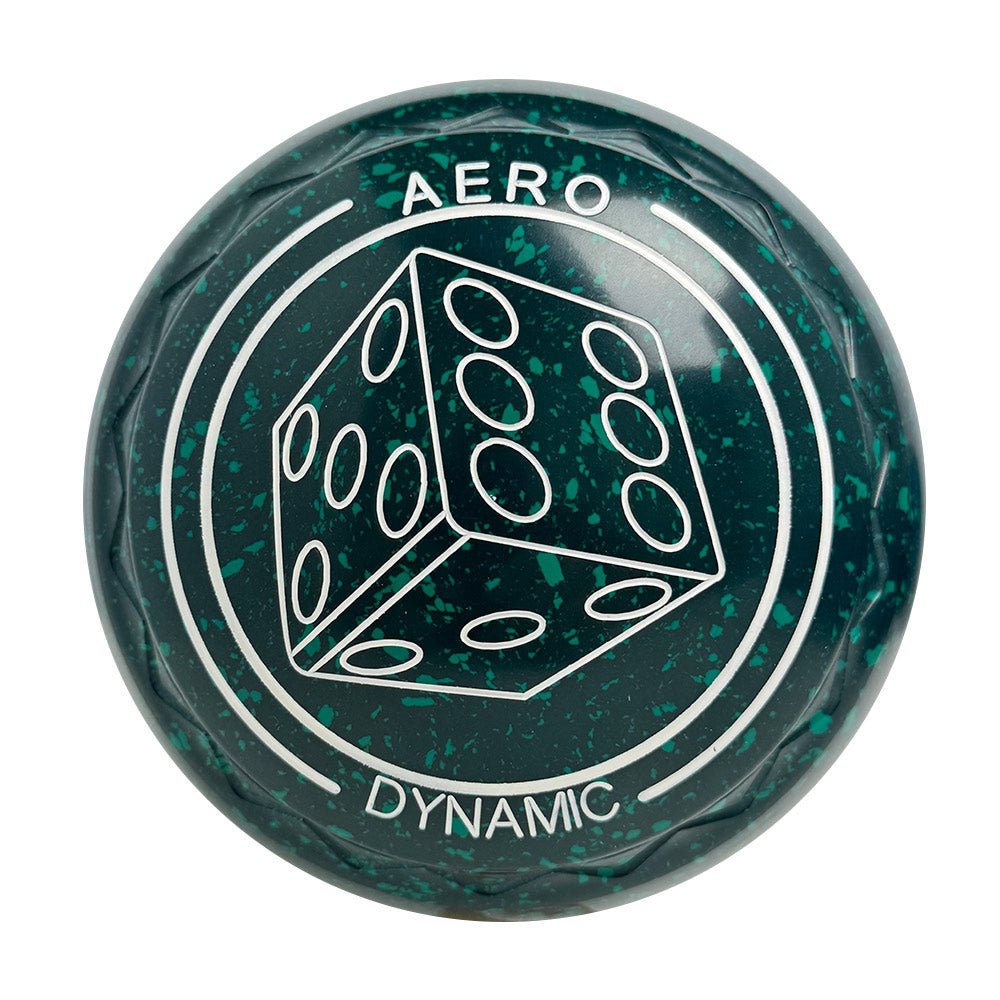 Aero Dynamic Lawn Bowls 2.5 Heavy Z-Scoop Emerald - 255833