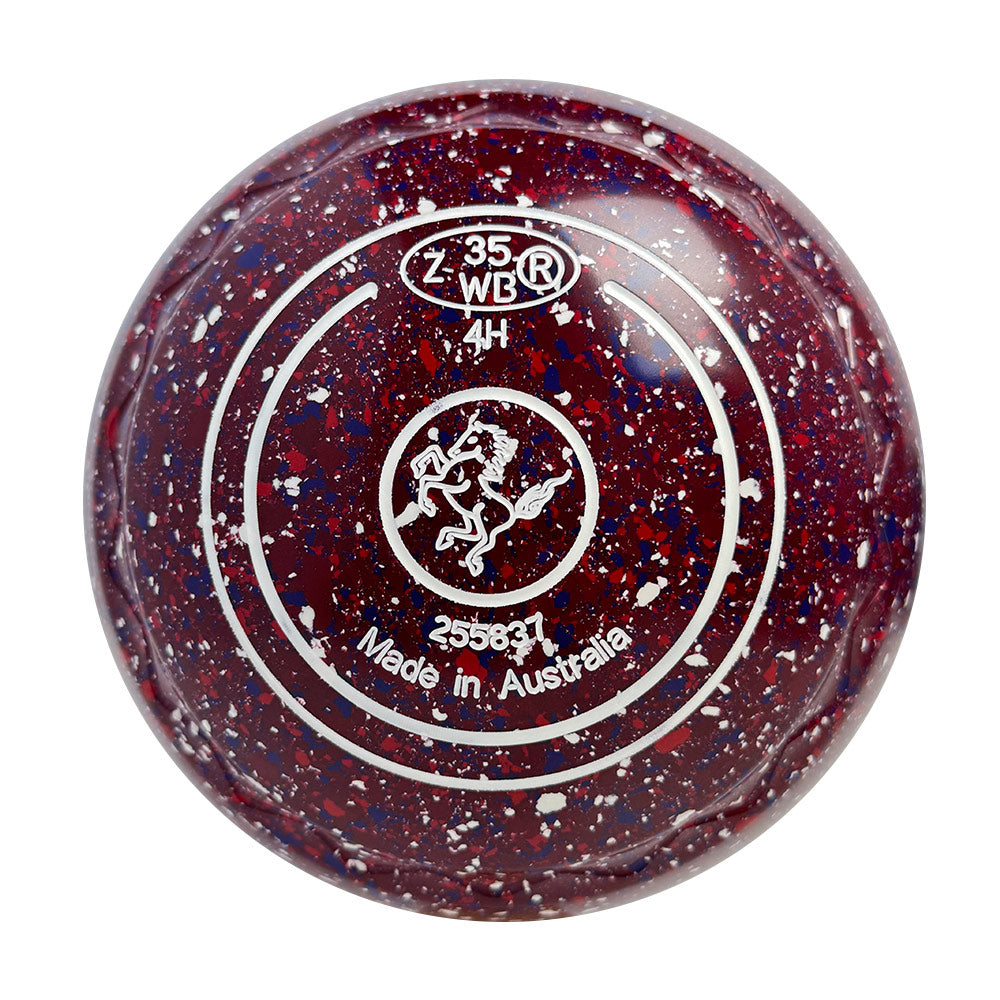 Aero Dynamic Lawn Bowls 4 Heavy Z-Scoop Lava - 255837