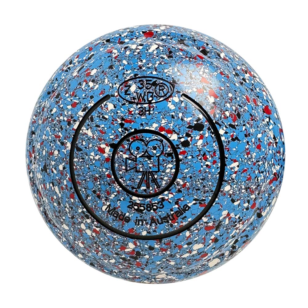 Aero Evolve Lawn Bowls 3 Heavy Z-Scoop Cornflower - 255853